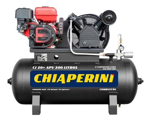 Compressor De Ar 20+apv Rch 200l C/ Motor Gasolina 9hp 