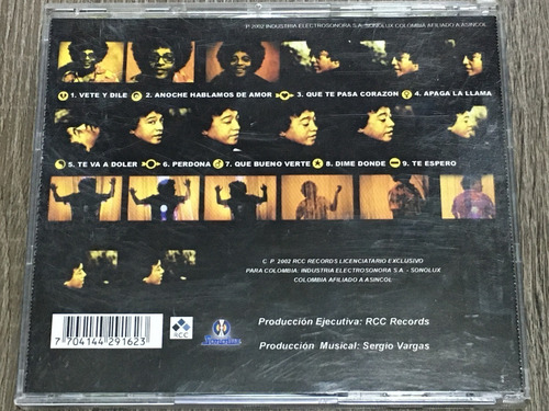 Sergio Vargas - Vete Y Dile 2002 Sonolux Colombia (Usado)