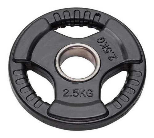 Imagen 2 de 7 de Set De 2 Discos Olímpicos 2,5 Kg Cada Uno Para Entrenamiento