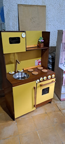 Imagen 6 de 6 de Cocinita Infantil Madera Con Luz