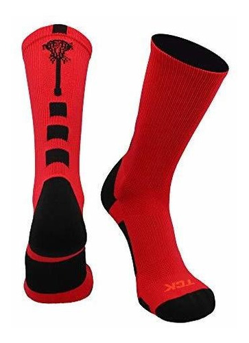 Calcetines De Tripulación Con Logotipo De Lacrosse De Línea