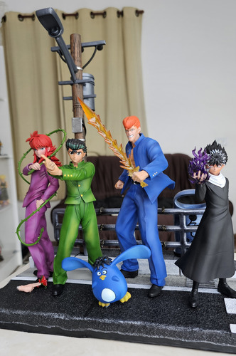 Action Figure Yu Yu Hakusho Kurama Hiei Yusuke Kuwabara Piu