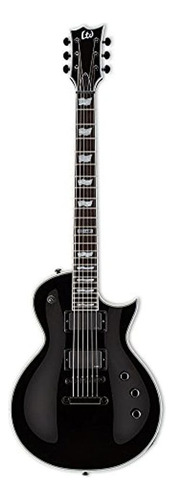 Guitarra Eléctrica Ltd Ec401bk Tipo Les Paul 2 Humbucker Emg Color Negro Orientación de la mano Diestro