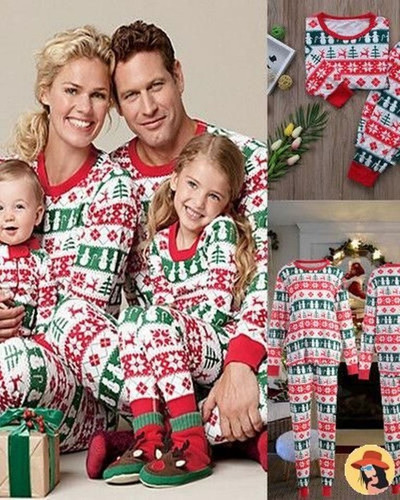 Imagen 6 de 10 de Pijamas De Navidad Para Toda La Familia