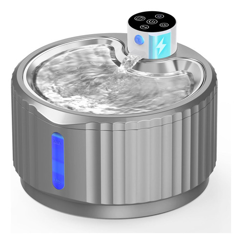 Fuente De Agua Automática Para Gatos Y Perros Con Sensor De