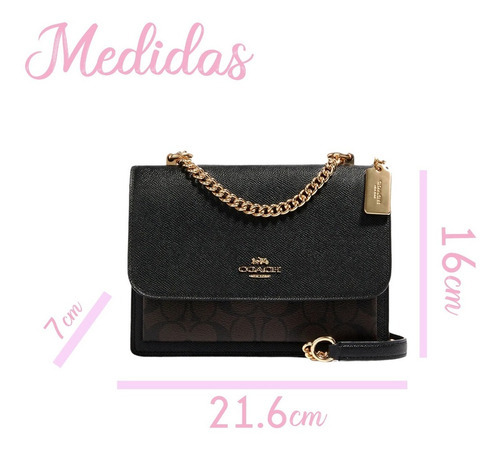 Bolsa Coach Original Klare Crossbody Signature Brown Cuero C