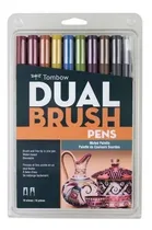 Comprar Set 10 Marcadores Doble Punta Fina\u002Fpincel Muted Ii Tombow
