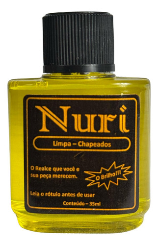 Kit 10 Limpa Joias Nuri 35ml Liquido Para Polimento Original