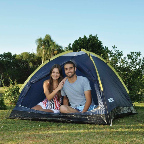 Imagem 6 de 7 de Barraca Camping Tenda Iglu 2 Pessoas Mor Acampamento Praia