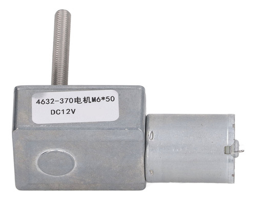 Motor De Engranajes M6 Dc, Función De Autobloqueo Helicoidal