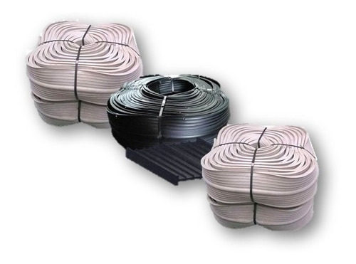 Banda De Pvc 9 Estándar Ojillada Rollo 25 Mts