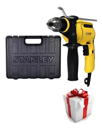 Taladro Con Percutor Stanley 1/2  700w Valija Y Mechas