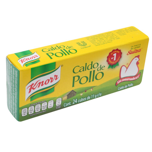 Sazonador Caldo De Pollo Knorr Suiza 24 Cubos