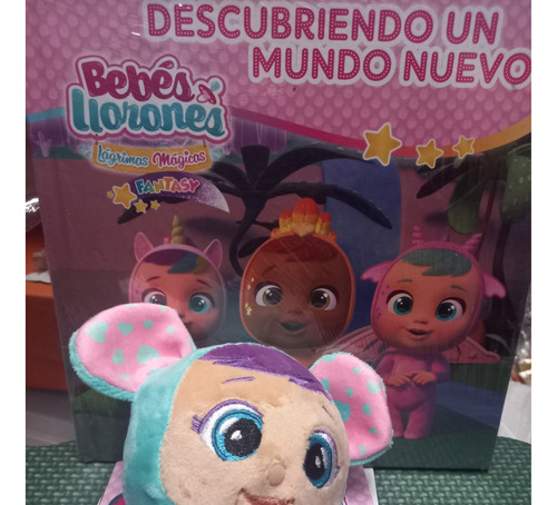 Bebes Llorones Libro+squishy Llavero, Hay Variantes