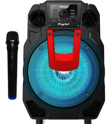 Imagen 1 de 4 de Parlante Karaoke 8 Pulgadas Fujitel Mic Inalámbrico