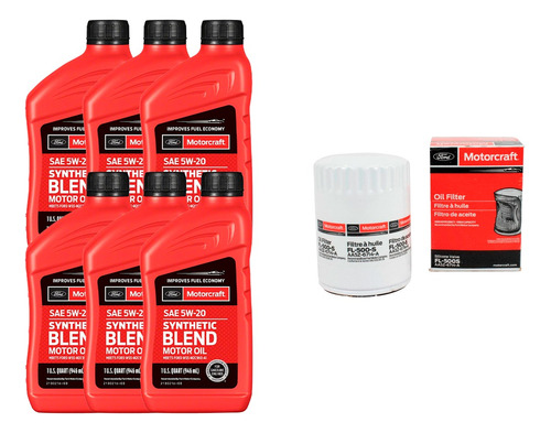 Kit Mantención Ford F150 Motorcraft Filtro Aceite + Aceite