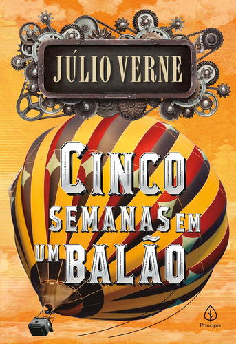 Cinco semanas em um balão, de Verne, Julio. Ciranda Cultural Editora E Distribuidora Ltda., capa mole em português, 2021