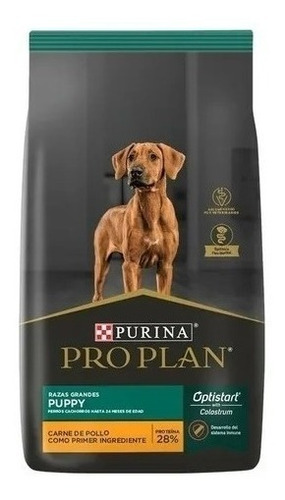 Alimento Pro Plan Puppy Large Breed para perro cachorro de raza grande sabor pollo y arroz en bolsa de 34 lb