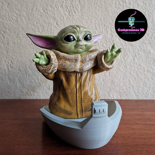 Soporte Para Control O Celular Baby Yoda Grogu Star Wars