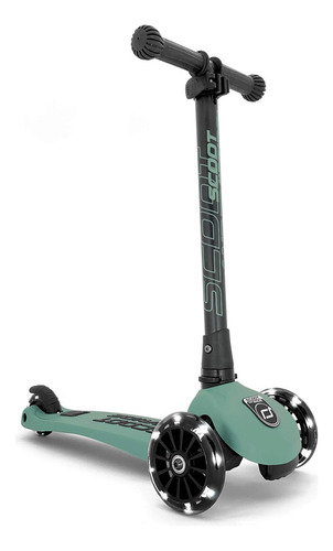 Scoot&ride 96345 Highwaykick 3 Led Scooter, Bosque