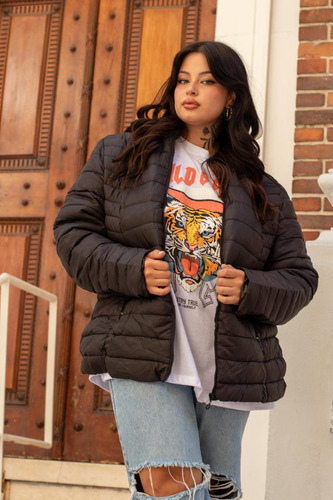 Campera Inflable Mujer Plus Zice