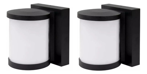 Pack 2 Foco Aplique Led 10w Muro Exterior Luz Neutra Ip65