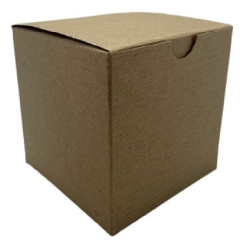 Cajas Para Mini 10x10x10 Cms Kraft Con 25 Cajitas