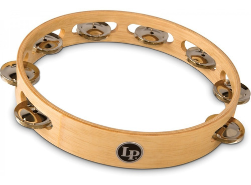 Pandereta Latin Percussion Lp380a Madera 8 Sonajas