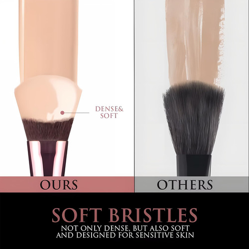 Juego De Brochas De Maquillaje Solve Modelo 16 Piezas Negro Color