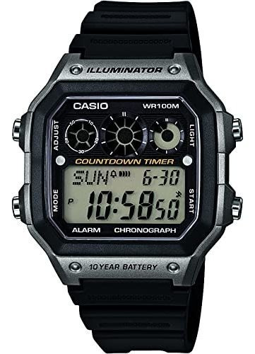 Casio Reloj Ae-1300wh-8avcf Con Iluminación Digital De