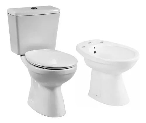 Combo Baño Completo Inodoro Roca Italiana Inodoro Bidet