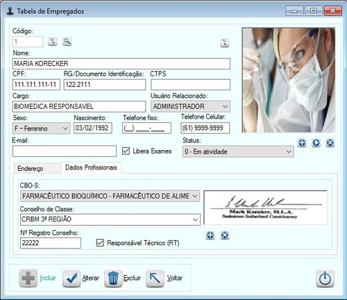 Sistema / Programa Para Laboratórios De Análises Clínicas
