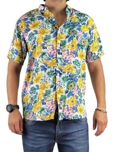 Camisa Guayabera Fashion Hombre Tropical. Diseño Calidad O33