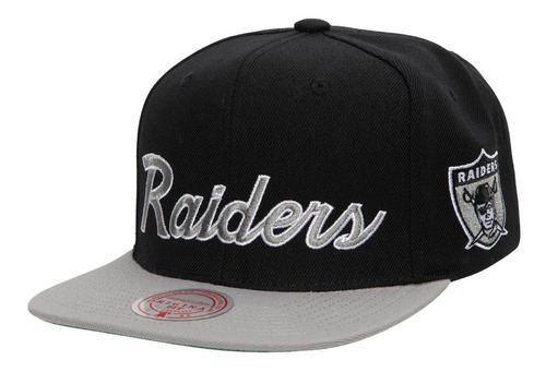 Gorra Mitchell And Ness Nfl Team Script 2.0 Oakland Raiders