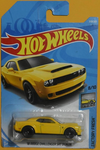 Hot Wheels Dodge Challenger Srt Demon  #319