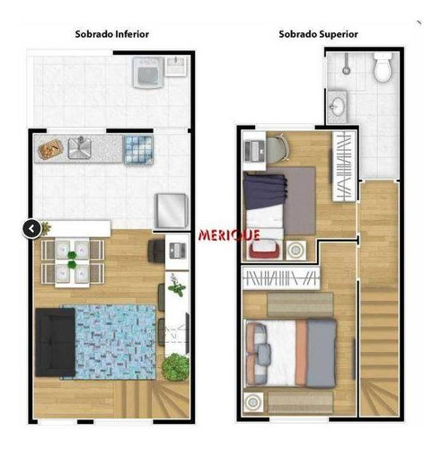 Imagem 18 de 22 de Sobrado Com 2 Dormitórios À Venda, 51 M² Por R$ 237.500,00 - Jardim Benfica - São Paulo/sp - So0067
