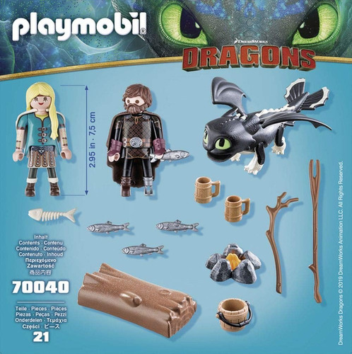Playmobil Cómo Entrenar A Tu Dragón Iii Hipo Astrid Con Baby