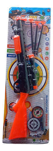 Juguete Rifle De Dardos Para Niños, Seguro Y Divertido Diana
