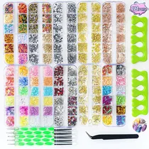Comprar Decoración Strass De Uñas Kit 10 Cajas Piedras Para Uñas