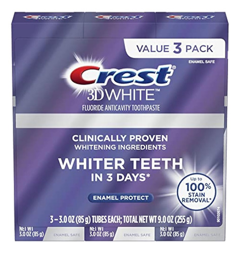 Crest 3d White Teeth Whitening Toothpaste Professional Ename
