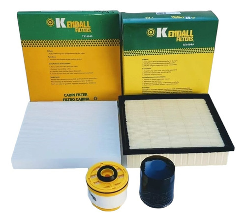 Kit Filtros L200 2.4 16- 18 Aire-aceite-petroleo-polen