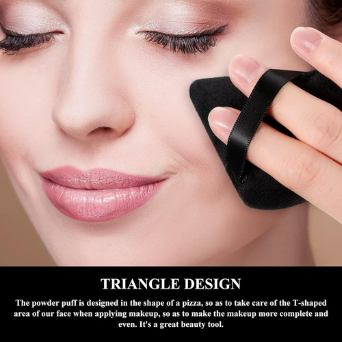 12 Unidades De Maquillaje En Forma De Triángulo En Forma De