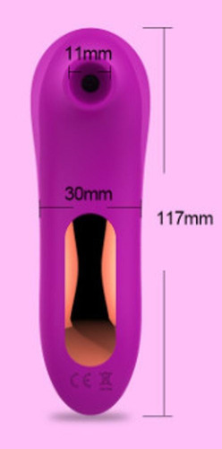 Vibrador del clítoris femenino, ventosa, estímulo de vacío