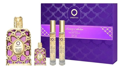 Conjunto Orientica Velvet Gold 80 ml +min 7,5+2 min 10 ml