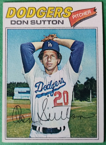 Don Sutton,1.977 Topps, Los Angeles Dodgers 