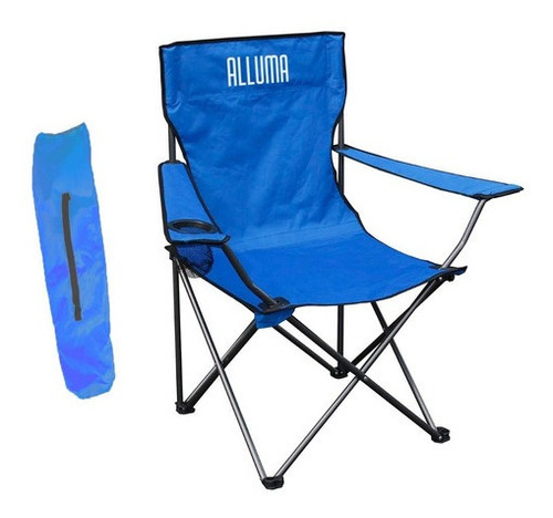 Silla Plegable Portátil Camping Con Estuche Alluma 