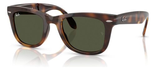 Lentes De Sol Folding Wayfarer Havana Ray-ban Rb410571031