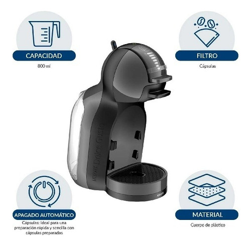Combo Mini Me Krups Dolce Gusto Kp1208mxm7 Cápsulas Y Tazas
