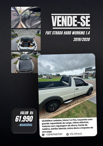 Fiat Strada 1.4 Hard Working Flex 2p
