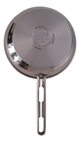 Sartén 24 Cm Acero Inoxidable Allegra Tramontina Gris
